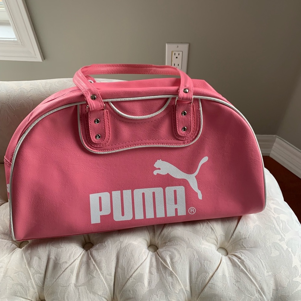 Puma pink travel bag